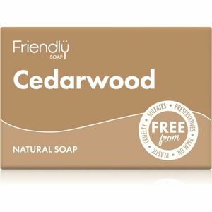 Friendly Soap Natural Soap Cedarwood přírodní mýdlo 95 g obraz