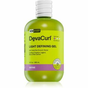 DevaCurl Light Defining Gel stylingový gel pro definici a tvar 355 ml obraz