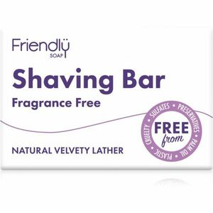 Friendly Soap Shaving Bar Fragrance Free přírodní mýdlo na holení bez parfemace 95 g obraz