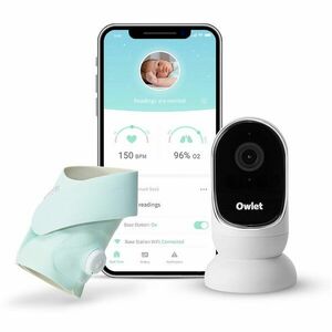 Owlet Monitor Duo Smart Sock 3 & Cam sada pro miminka Mint 1 ks obraz