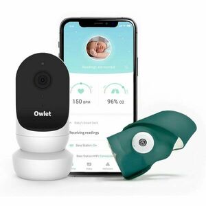 Owlet Monitor Duo Smart Sock 3 & Cam 2 sada pro miminka Deep Sea Green 1 ks obraz