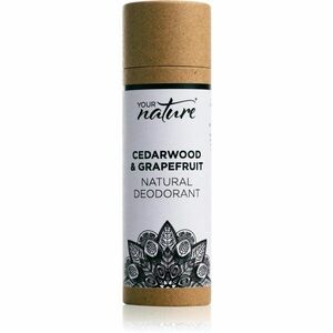 Your Nature Natural Deodorant tuhý deodorant Cedarwood & Grapefruit 70 g obraz