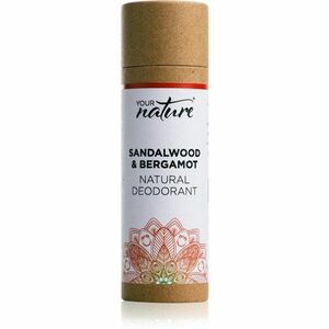 Your Nature Natural Deodorant tuhý deodorant Sandalwood & Bergamot 70 g obraz
