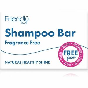 Friendly Soap Natural Shampoo Bar Fragrance Free přírodní mýdlo na vlasy 95 g obraz