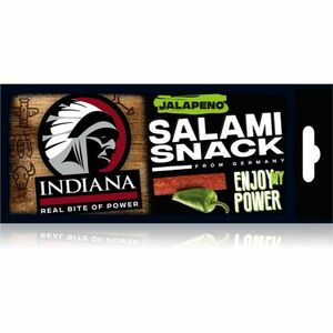 Indiana Jerky Salami Snack Jalapeño sušené maso 18 g obraz