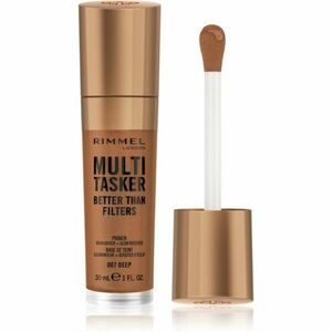 Rimmel Multi-Tasker Better Than Filters rozjasňující podkladová báze pro sjednocení barevného tónu pleti odstín 007 Deep 30 ml obraz