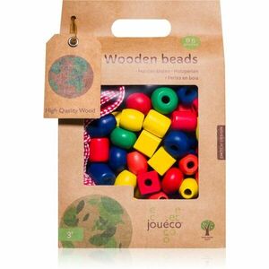 Jouéco Wooden Beads aktivity hračka ze dřeva 36 m+ 85 ks obraz