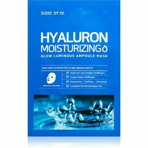 Some By Mi Glow Luminous Hyaluron Moisturizing hydratační plátýnková maska s kyselinou hyaluronovou 25 g obraz