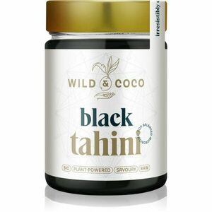 WILD & COCO Black Tahini sezamová pasta 300 g obraz