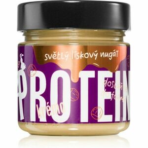 Big Boy Protein Kremo Světlý lískový nugát proteinová pomazánka s ořechy 220 g obraz