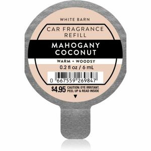 Bath & Body Works Mahogany Coconut vůně do auta náhradní náplň 6 ml obraz