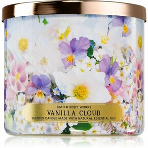 Bath & Body Works Vanilla Clouds vonná svíčka 411 g obraz