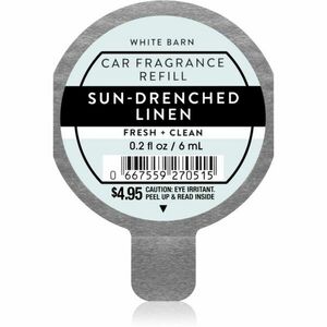 Bath & Body Works Sun Drenched Linen vůně do auta náhradní náplň 6 ml obraz