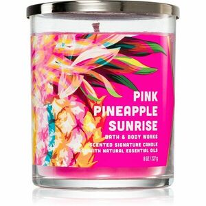 Bath & Body Works Pink Pineapple Sunrise vonná svíčka 227 g obraz