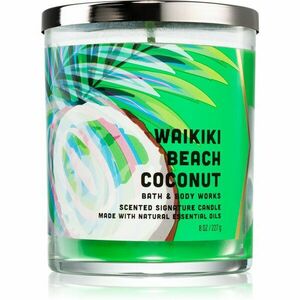 Bath & Body Works Waikiki Beach Coconut vonná svíčka 227 g obraz