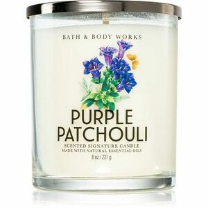 Bath & Body Works Purple Patchouli vonná svíčka 227 g obraz