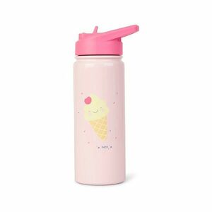 Saro Baby Thermos Bottle with Straw termoska s brčkem Ice Cream 500 ml obraz