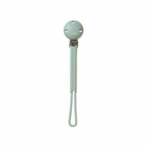 Saro Baby Braided Silicone Pacifier Holder klip na dudlík Hunter Mint 1 ks obraz