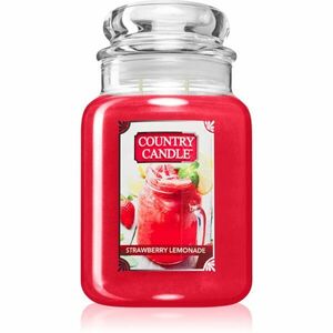 Country Candle Strawberry Lemonade vonná svíčka 737 g obraz