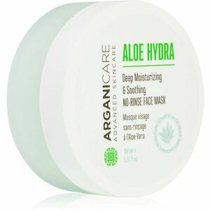 Arganicare Aloe Hydra No-Rinse Face Mask hloubkově hydratační maska se zklidňujícím účinkem 150 ml obraz