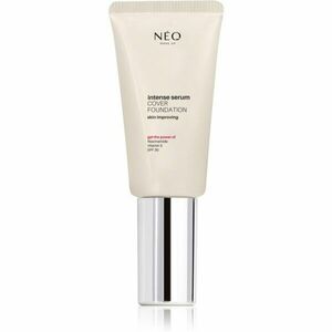 NEO MAKE UP Intense Serum Cover Foundation make-up pro přirozený vzhled SPF 30 odstín 00 Alabaster 30 ml obraz