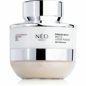 NEO MAKE UP Intense Serum Matte Loose Powder matující sypký pudr s aplikátorem odstín Translucent 10 g obraz