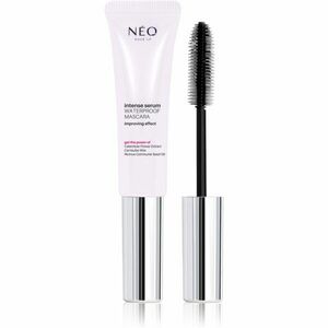 NEO MAKE UP Intense Serum Waterproof Mascara voděodolná řasenka pro objem a oddělení řas odstín Black 9 ml obraz