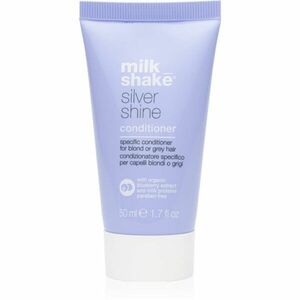 Milk Shake Silver Shine kondicionér pro blond vlasy neutralizující žluté tóny 50 ml obraz