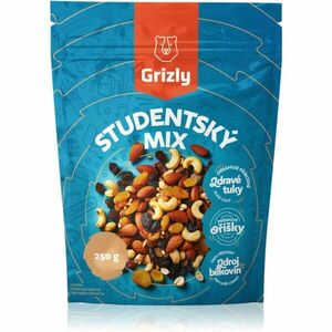 Grizly Studentská směs směs ořechů a sušených plodů 250 g obraz