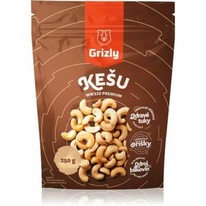 Grizly Kešu natural ořechy natural 250 g obraz