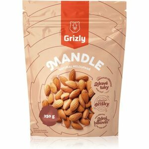 Grizly Mandle natural ořechy natural 250 g obraz