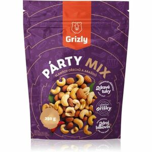 Grizly Párty mix slaných ořechů a arašídů směs ořechů 250 g obraz