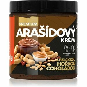 Grizly Arašídový krém s belgickou hořkou čokoládou 100% ořechový krém s čokoládou 250 g obraz