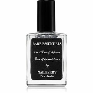 NAILBERRY Bare Essentials podkladový a vrchní lak na nehty 15 ml obraz