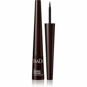 IsaDora Glossy Eyeliner voděodolná oční linka odstín 42 Dark Brown 2, 5 ml obraz