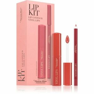 Pierre René Professional Lip Kit dárková sada na rty 04 Warm Nude Fusion 2 ks obraz