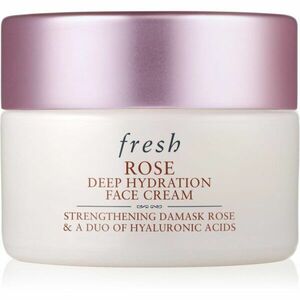 fresh Rose Deep Hydration Face Cream hydratační krém na obličej s kyselinou hyaluronovou 15 ml obraz