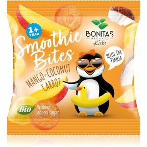 Bonitas Smoothie Bites BIO mrazem sušené ovoce v BIO kvalitě příchuť Mango, Carrot, Coconut 10 g obraz