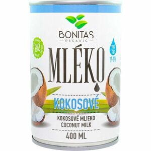 Bonitas Kokosové mléko kokosové mléko v BIO kvalitě 400 ml obraz