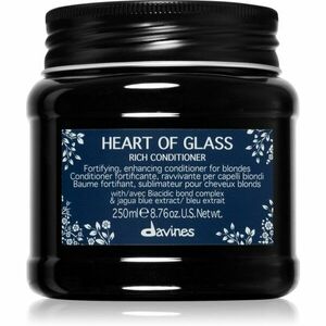 Davines Heart of Glass Rich Conditioner posilující kondicionér pro blond vlasy 250 ml obraz