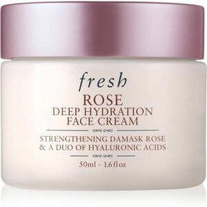 fresh Rose Deep Hydration Face Cream hydratační krém na obličej s kyselinou hyaluronovou 50 ml obraz