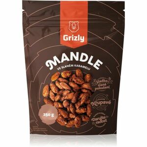 Grizly Mandle ve slaném karamelu ořechy v polevě 250 g obraz