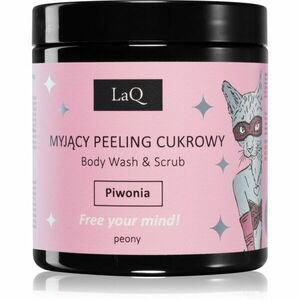 LaQ Kitten Peony čisticí peeling na tělo 220 g obraz