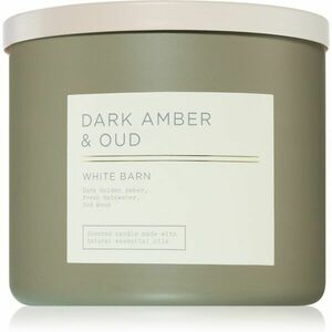 Bath & Body Works Dark Amber & Oud vonná svíčka 411 g obraz