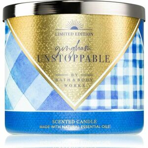 Bath & Body Works Limited Edition Gingham Unstoppable vonná svíčka 411 g obraz