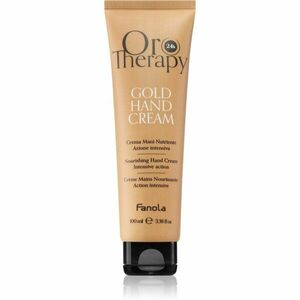 Fanola Oro Therapy Gold Hand Cream hydratační a vyživující krém s 24karátovým zlatem 100 ml obraz