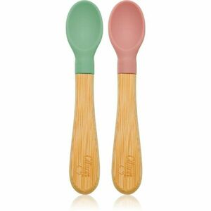 Citron Bamboo Spoon lžička Green/ Pink 2 ks obraz