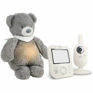 Philips Avent Baby Monitor SCD891/26+NATTOU Sleepy Bear Grey dárková sada pro miminka 0 m+ obraz