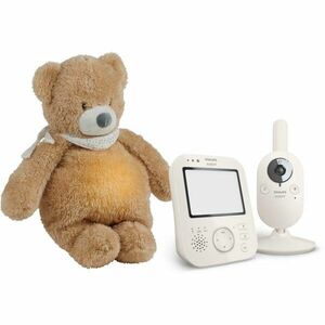 Philips Avent Baby Monitor SCD891/26+NATTOU Sleepy Bear Pale Brown dárková sada 0 m+ (pro miminka) obraz