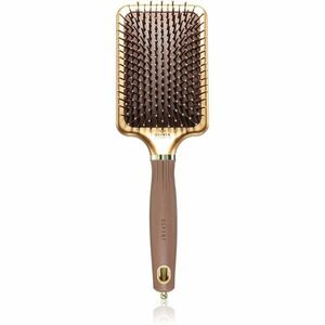 Olivia Garden Rectangular Paddle kartáč pro snadné rozčesání vlasů Gold&Brown 1 ks obraz